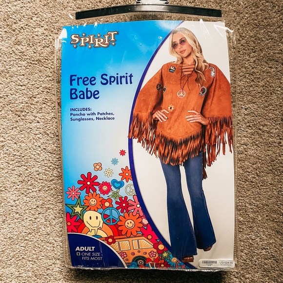 Women’s Hippie 1960's 1970's Halloween Costume. All pieces included! One Size. - Picture 1 of 7